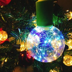 E27 1.7W - LED RGB bulb - dimmable - Christmas decoration