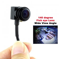700TVL - 140 degree - wide angle - fisheye lens - mini security camera / videoAudio Camera Video