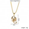 Gold scorpion necklaceNecklaces