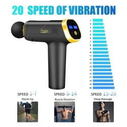 Massage gun - muscle relaxation - noise reduction - body massagerMassage