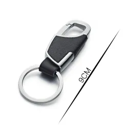 Leather keychain - with key ringKeyrings