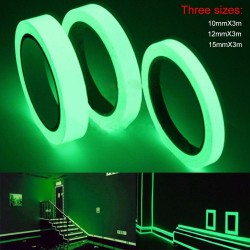3M - luminous glowing in dark tape - night vision - self-adhesive - 10 - 12 - 15mmAdhesives & Tapes