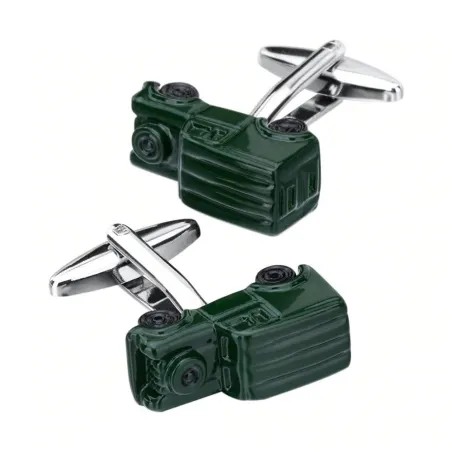 Green car model - cufflinks - 2 piecesCufflinks