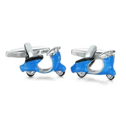 Enamel scooter - cufflinks - 2 piecesCufflinks