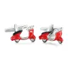 Enamel scooter - cufflinks - 2 piecesCufflinks