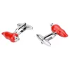 Cufflinks with red chili pepper - 2 piecesCufflinks