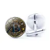 Cryptocurrency - round cufflinks - 2 piecesCufflinks