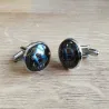Cryptocurrency - round cufflinks - 2 piecesCufflinks