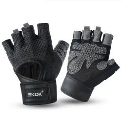 Weight lifting gloves - fitness - crossfit - half finger designFitness