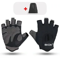 Weight lifting gloves - fitness - crossfit - half finger designFitness