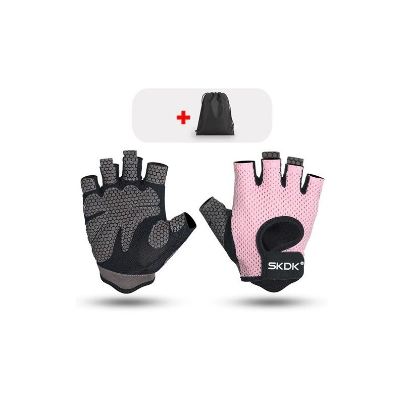 Weight lifting gloves - fitness - crossfit - half finger designFitness