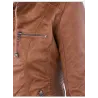 Winter leather jacket - removable inner lining with hood - waterproof - plus sizeJackets