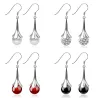 Elegant long earrings with opalEarrings