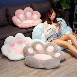 Cat paw shaped pillow - chair seat - soft rug