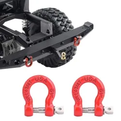 Front / rear bumper metal trailer hook - tow shackle - 8 piecesR/C car