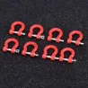 Front / rear bumper metal trailer hook - tow shackle - 8 piecesR/C car