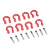 Front / rear bumper metal trailer hook - tow shackle - 8 piecesR/C car