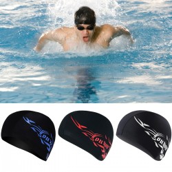 Adult swimming cap - long hair protection - spandex - unisex