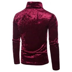Warm turtleneck - sweater - shiny cottonHoodies & Sweatshirt