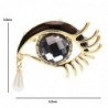 Crystal eye with a crystal waterdrop - broochBrooches