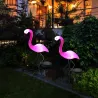 Solar garden lamp - waterproof - LED - neon - flamingo shapeSolar lighting