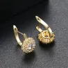Crystal earrings - flower shapeEarrings