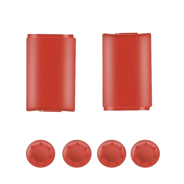 Battery back cover - for Xbox 360 controller - with 4 silicone thumbsticks cap coverControllers