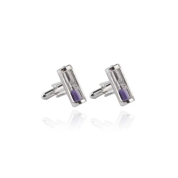 Hourglass shaped cufflinksCufflinks