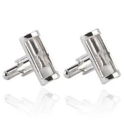 Hourglass shaped cufflinksCufflinks