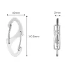 8-shaped carabiner clip - hiking - rock climbing - campingSurvival tools