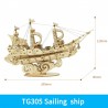 3D boat / ship model - wooden puzzleWooden