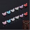 Crystal butterflies - bridal hair clip - 10 pieces