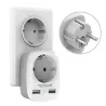 EU plug - wall socket - with dual / triple USB portsLighting fittings