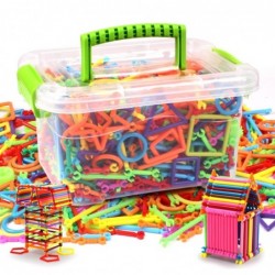 Plastic building blocks - sticks - creative construction toy - 500 piecesConstruction