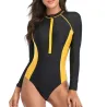 One piece swimsuit - long sleeve - with zipperSwimming