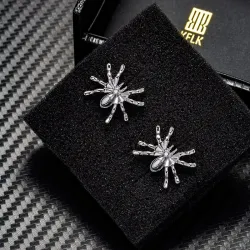 Spider shaped trendy cufflinksCufflinks