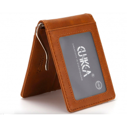 Slim leather wallet - unisex - for business / credit cards / money holder - RFID protectedWallets