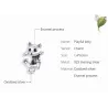 Little kitten - pendant / charm for bracelet - 925 sterling silverBracelets