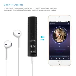Bluetooth 5 - audio receiver - universal 3.5mm jack - car adapter - transmitterFM transmitters