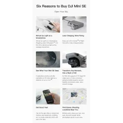 DJI Mini SE - 4KM - FPV - 2.7K Camera - GPS - RC Drone Quadcopter - RTFR/C drone