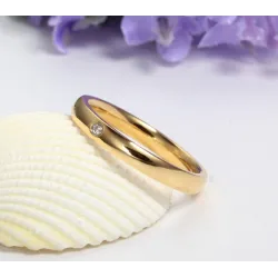 Elegant / classic ring - with zircon - 5mmRings