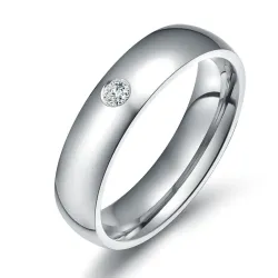 Elegant / classic ring - with zircon - 5mmRings