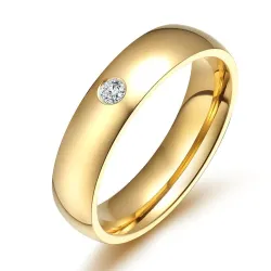 Elegant / classic ring - with zircon - 5mmRings