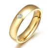 Elegant / classic ring - with zircon - 5mmRings