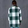 Casual green plaid shirt - long sleeve - button upBlouses & shirts