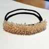 Crystal headband - hair decoration - with pearls / crystals