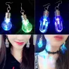 Bulb shaped earrings - with LED lightEarrings