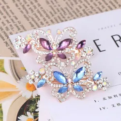 Crystal butterfly - elegant hair clipHair clips