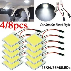 Car interior panel light - LED bulb - SMD - COB - T10 - 4W - 12VLED