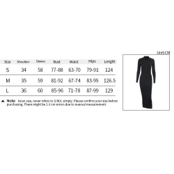 Fashionable button up dress - ankle length - long sleeve - v-neckDresses